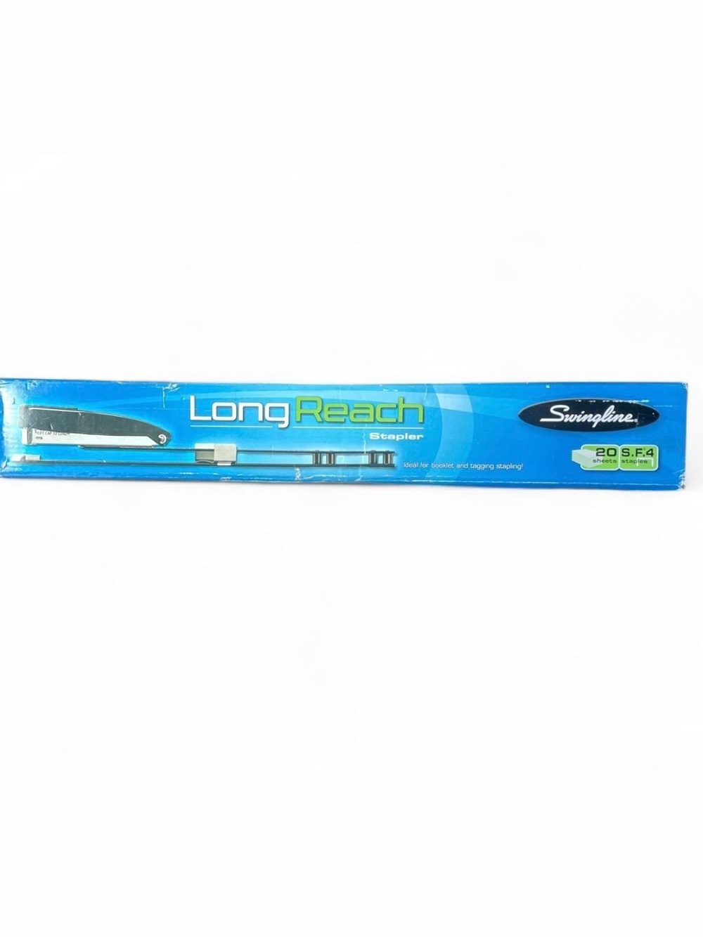 Swingline Heavy-Duty Long Reach Stapler Full Strip 20-Sheet Capacity 34121